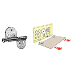 SEAWORLD Charnière Dégontable Laiton -Fiamma Soldes seaworld charniere degontable 2