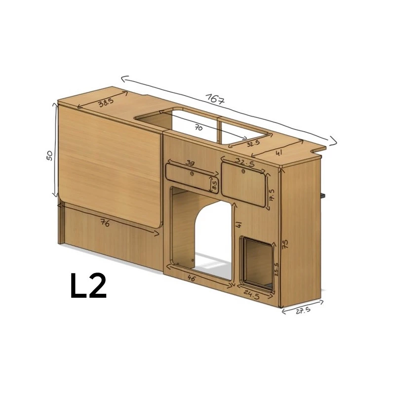 SIMPLE VANS Meuble Latéral VASP | Universel 12 SIMPLE VANS Meuble Latéral VASP | Universel – Image 12