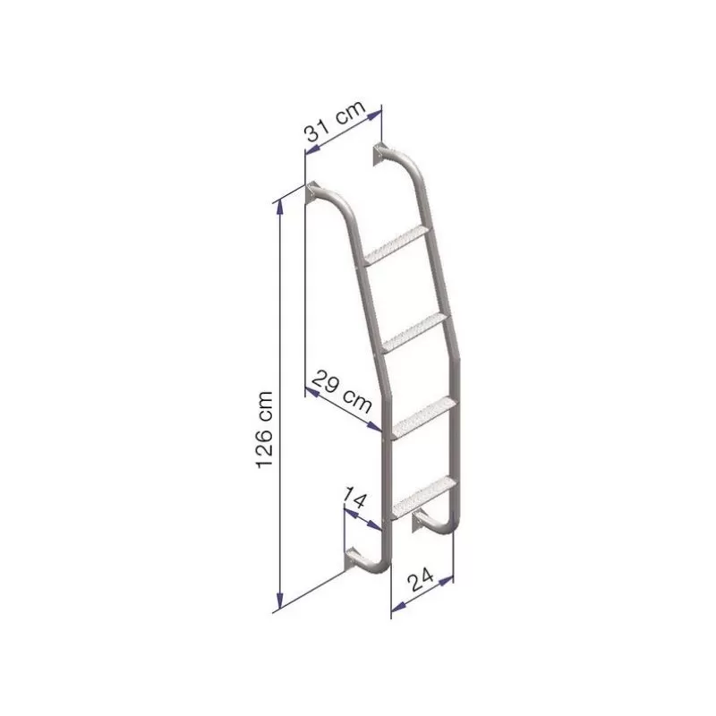 THULE Ladder 4 Steps 2 THULE Ladder 4 Steps – Image 2