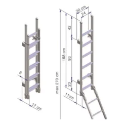 THULE Ladder Deluxe 11 Steps Double 5 THULE Ladder Deluxe 11 Steps Double -Fiamma Soldes thule ladder deluxe 11 steps double 2