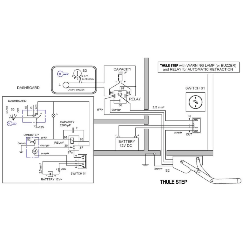 THULE Relais Pour Step 12V 2 THULE Relais Pour Step 12V – Image 2