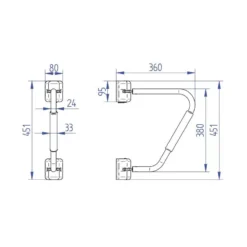 THULE Security Handrail -Fiamma Soldes thule security handrail 2
