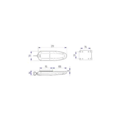 THULE Universal Lock White 15 THULE Universal Lock White -Fiamma Soldes thule universal lock white 6