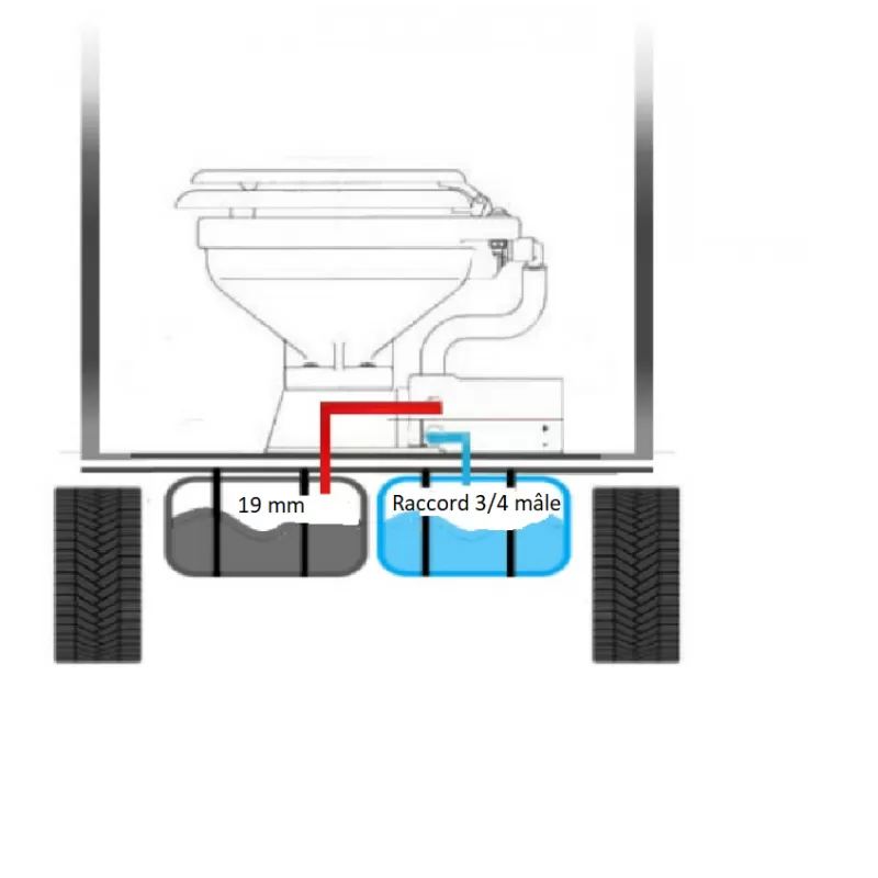 VETUS WCPS Kit Toilette électrique 3 VETUS WCPS Kit Toilette électrique – Image 3