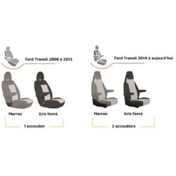 VIA MONDO Housse De Siège FORD Transit -Fiamma Soldes via mondo housses de sieges pour ford transit 2