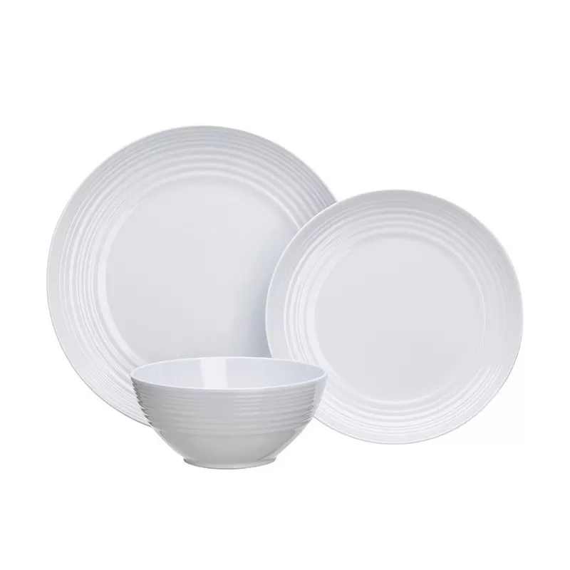 VIA MONDO Set Vaisselle Cool White 3 VIA MONDO Set Vaisselle Cool White – Image 3